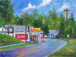 Flat Rock morning View Prints Art