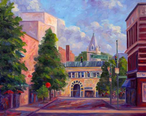 Haywood Street S&W Building Asheville Art and Prints
