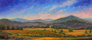 Mills River Artist Panoramic Art