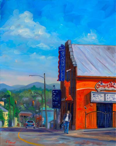 The Orange Peel Music Club in Downtown Asheville
