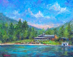Morning at Rumbling Bald Resort
