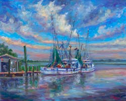 Shimp Boats at Shem Creek Mt Pleasant