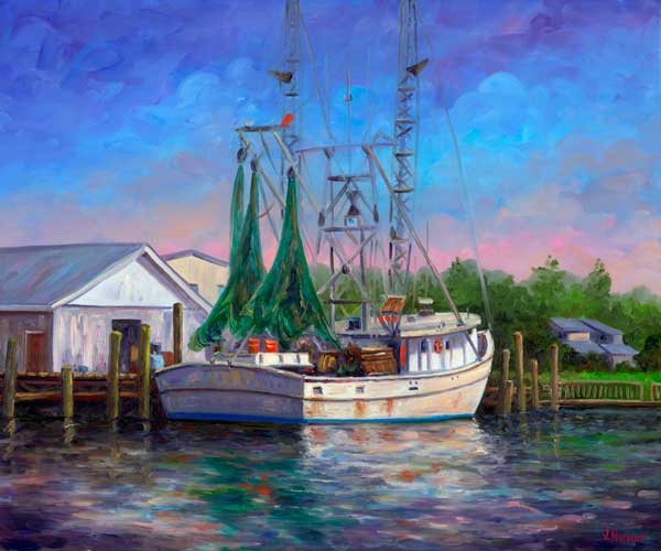 Miss Betty Shrimp Boat Trawler Prints