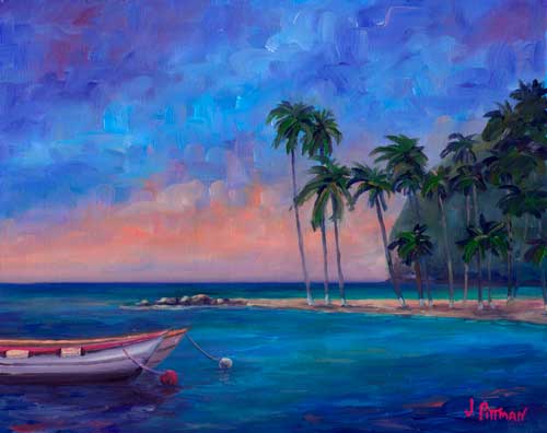 St. Lucia Marigot Bay Art Prints Painting