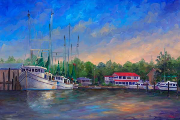 Oriental Marina Fulcher Seafood Shrimp Boats