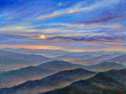 view from Frying Pan Tower Oil Painting and prints