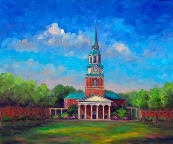 Wait Chapel on the WFU Quad