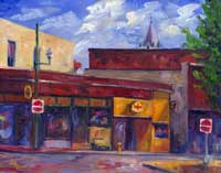 Bonnie's Little Corner - Oil painting Asheville Art