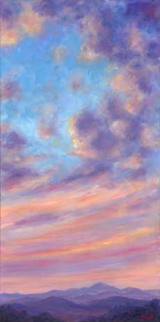 Mt Pisgah Coulds and skies Art