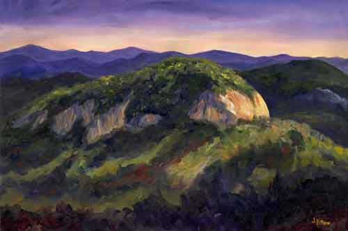Looking Glass Rock -Asheville Art