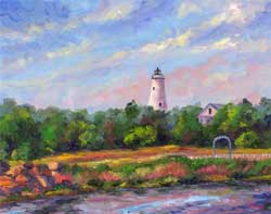 Ocracoke Light Print