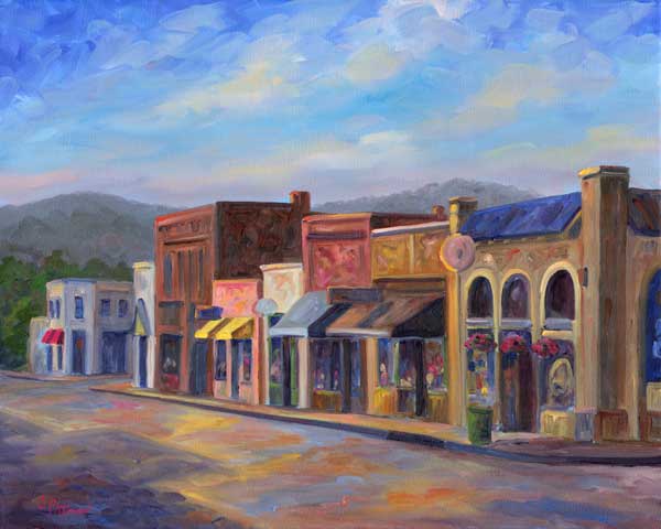 Main Street Weaverville Print Asheville