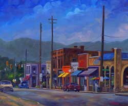 Main Street Weaverville North Carolina