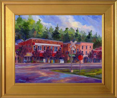 Saluda NC framed Giclee
