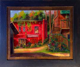 Antique Black Mountain Art