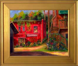 Antique Black Mountain Art