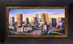 Atlanta Skyline Painting