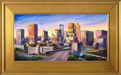 Atlanta Skyline Painting