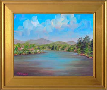 Framed Beaver Lake Art