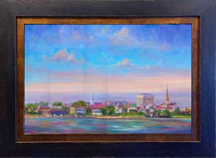 Paintings of Charleston Skyline
