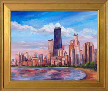 Prints of Chicago Skyline