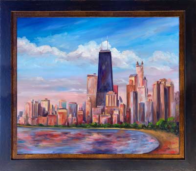 Prints of Chicago Skyline