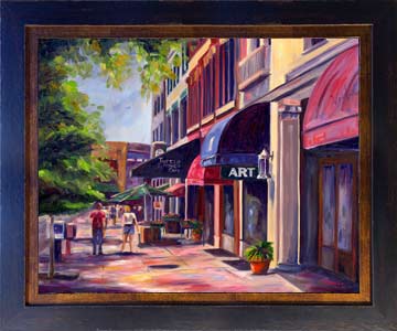Framed Asheville Artwork