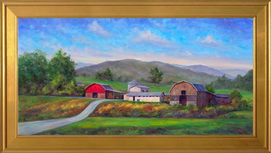 farm landscape painting