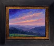 Sunset in the mountains