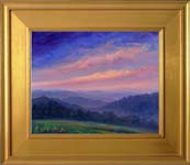 Sunset in the mountains