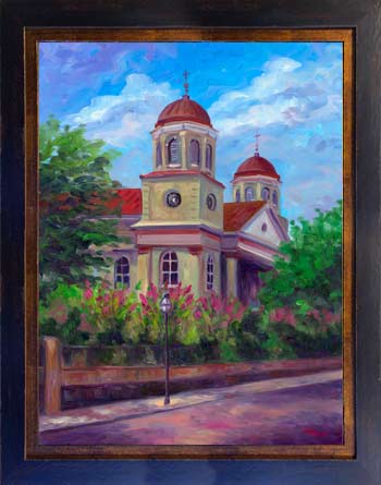 painting of First Scots Charleston
