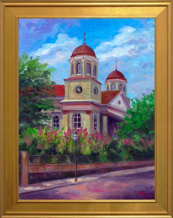 painting of First Scots Charleston