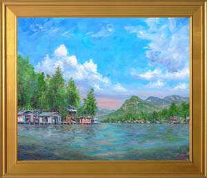 Lake Lure Painting
