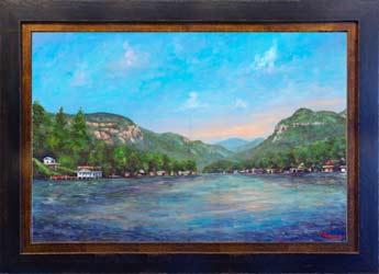 Chimney Rock Lake Lure artist