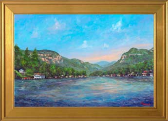 Chimney Rock Lake Lure artist