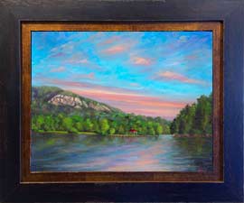 Painting of Lake Lure