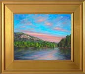 painting of lake lure north carolina