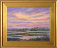 Sunset glow marsh prints