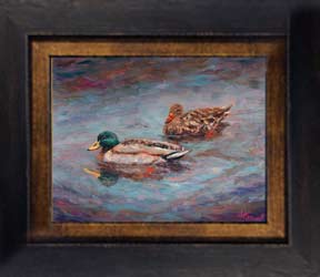 Fire Boat in LAke Lure NC Painting