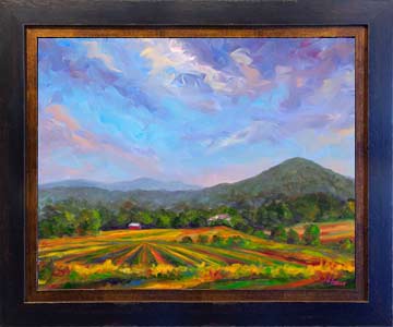 Painting of Mountain Farm