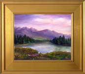 Lake OIl Painting on Canvas