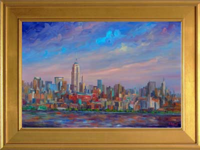 NYC Skyline Painting