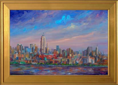 Manhattan Skyline Print