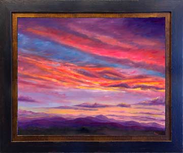colorful sunset sky