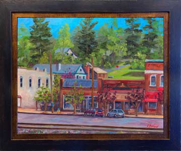Saluda North Carolina Artwork Purple Onion
