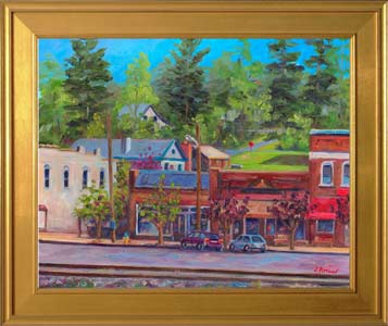 Saluda North Carolina Artwork Purple Onion