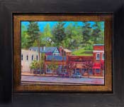 Downtown Saluda Framed Print