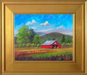 rural NC Barn Painting