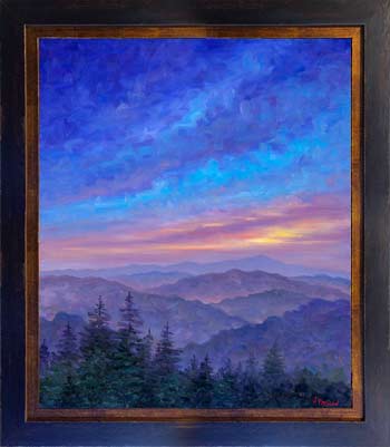 NC Mountain Framed Art