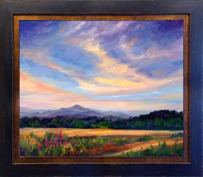Asheville moutnain landscape